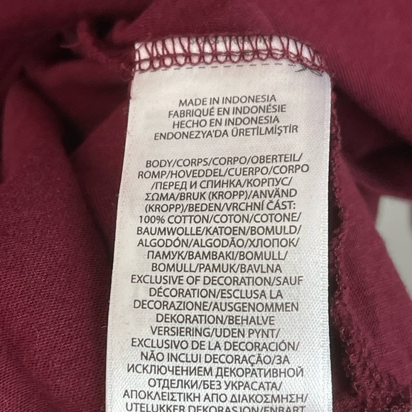 Polo Ralp Lauren Relaxed Fit Long Sleeve Shirt Men’s size 2XL Burgandy - Picture 8 of 8